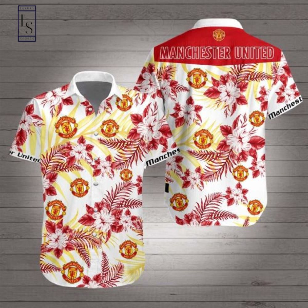 Manchester United D Hawaiian Shirt