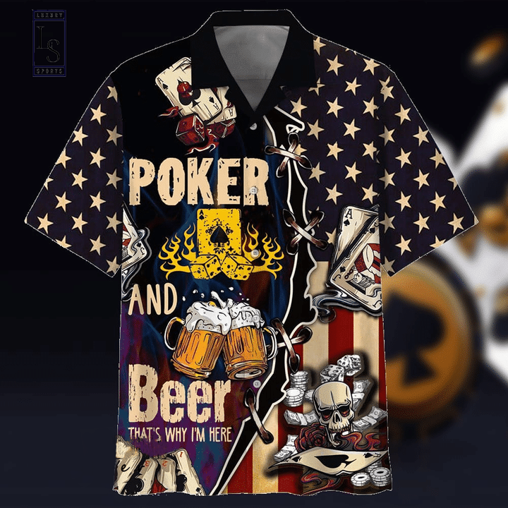 Poker Player Hawaiian Shirt