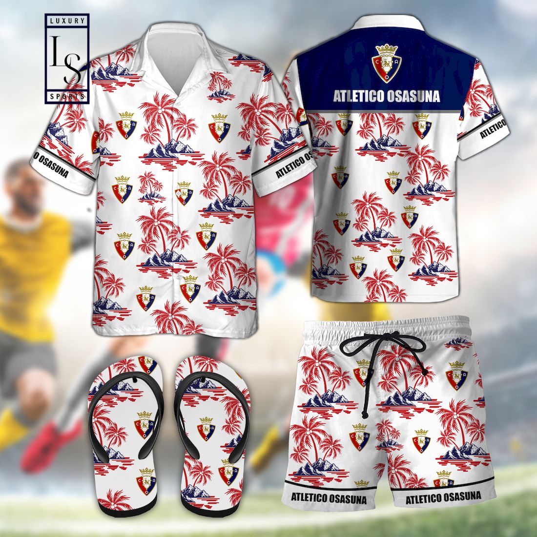 Club Atletico Osasuna Combo Hawaiian Shirt