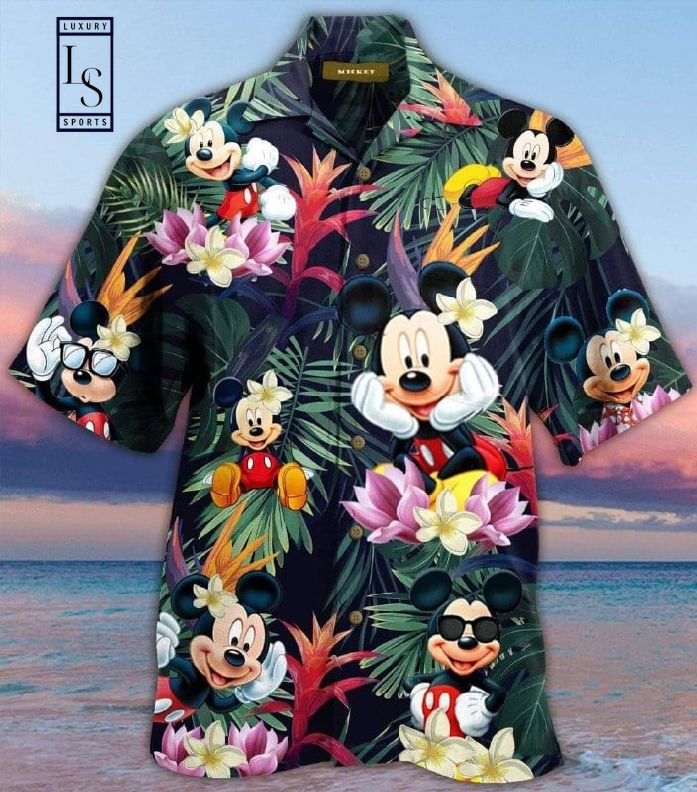 Mickey Mouse Holiday Hawaiian Shirt