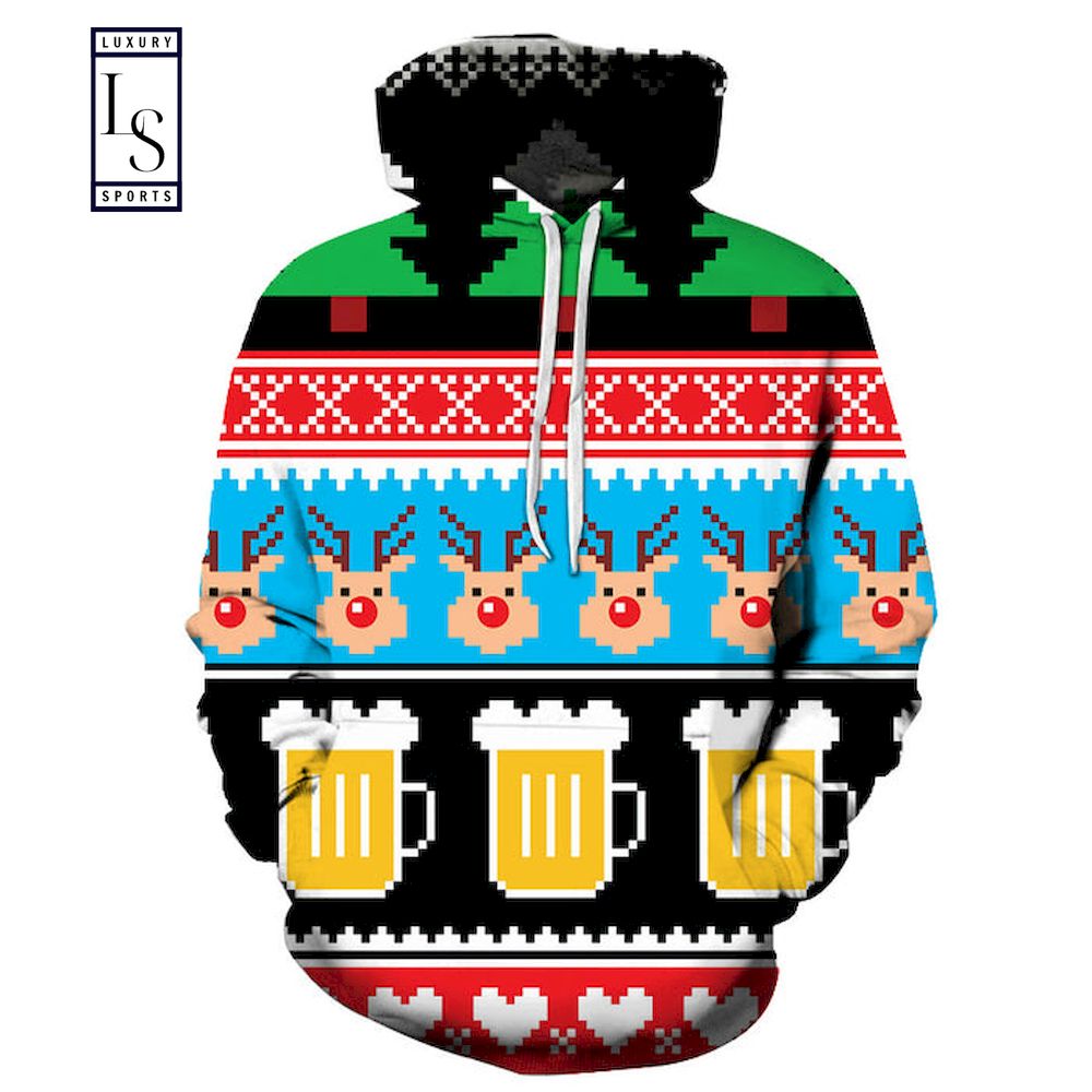 Beer Christmas D Hoodie