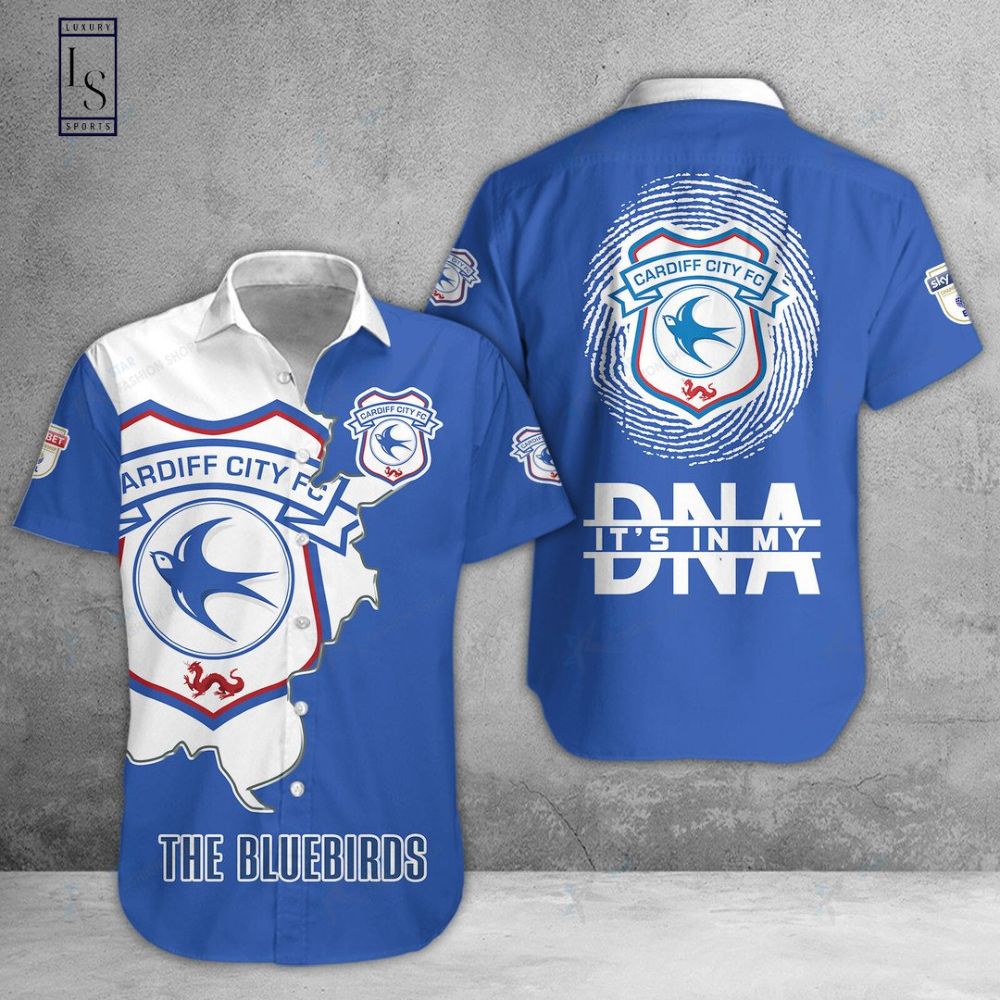 Cardiff City Is My DNA Hawaiian Shirt
