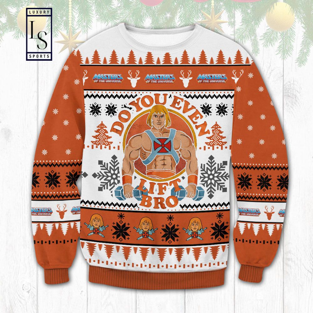 He man Masters Of the Universe Ugly Sweater