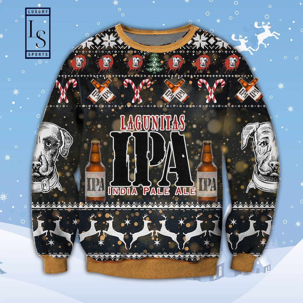 Lagunitas IPA Ugly Christmas Sweater