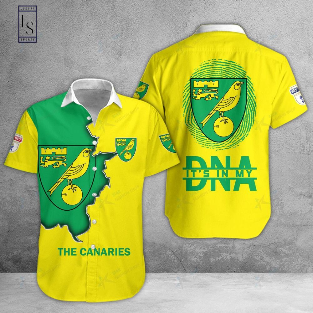 Norwich City Is My DNA Hawaiian Shirt