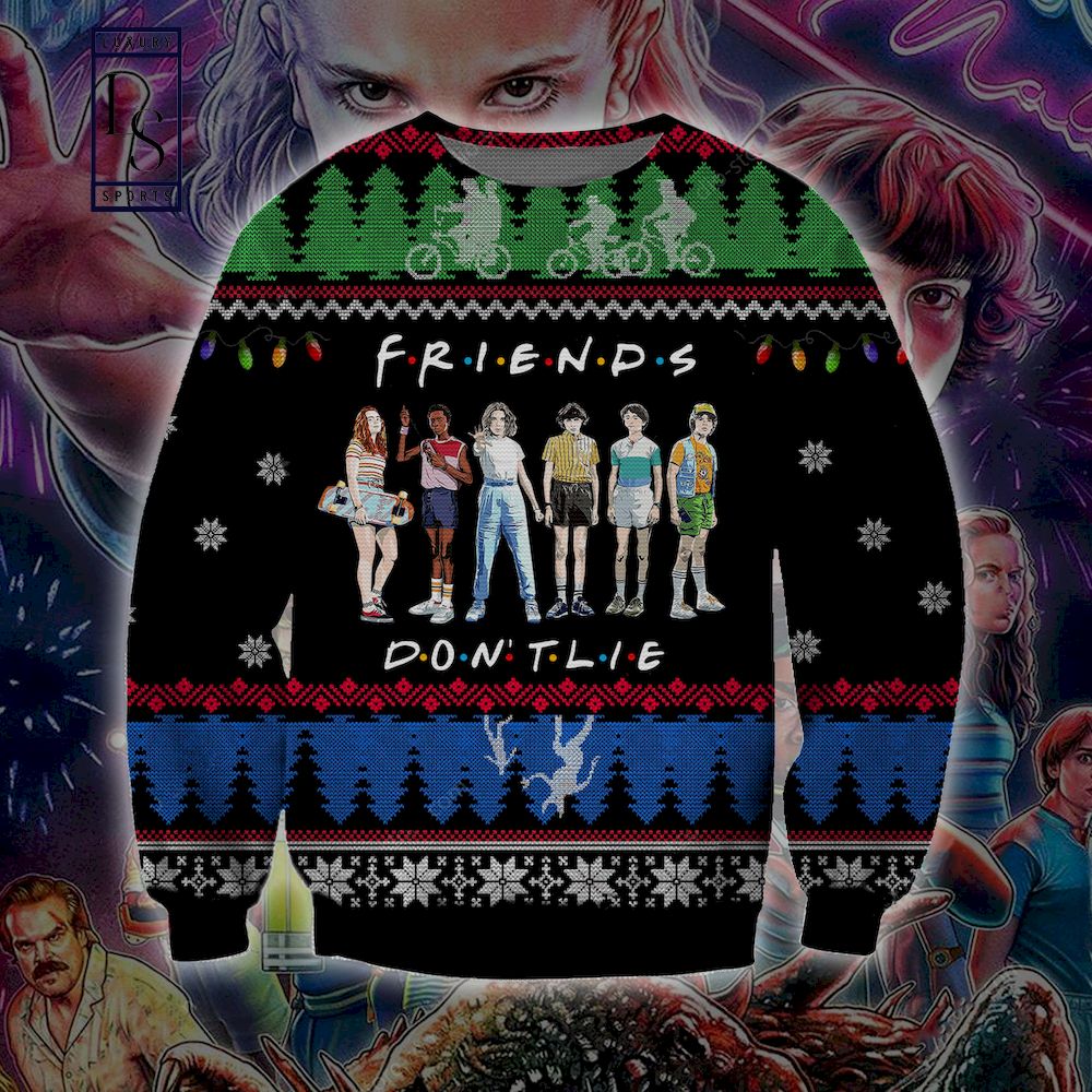 Stranger Things Friends Dont Lie Ugly Sweater