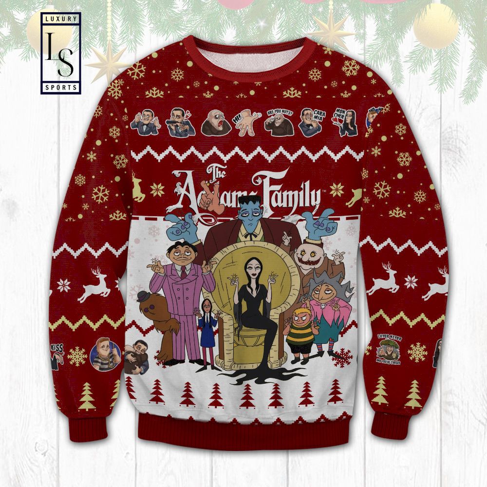 The Addams Family Ugly Sweater