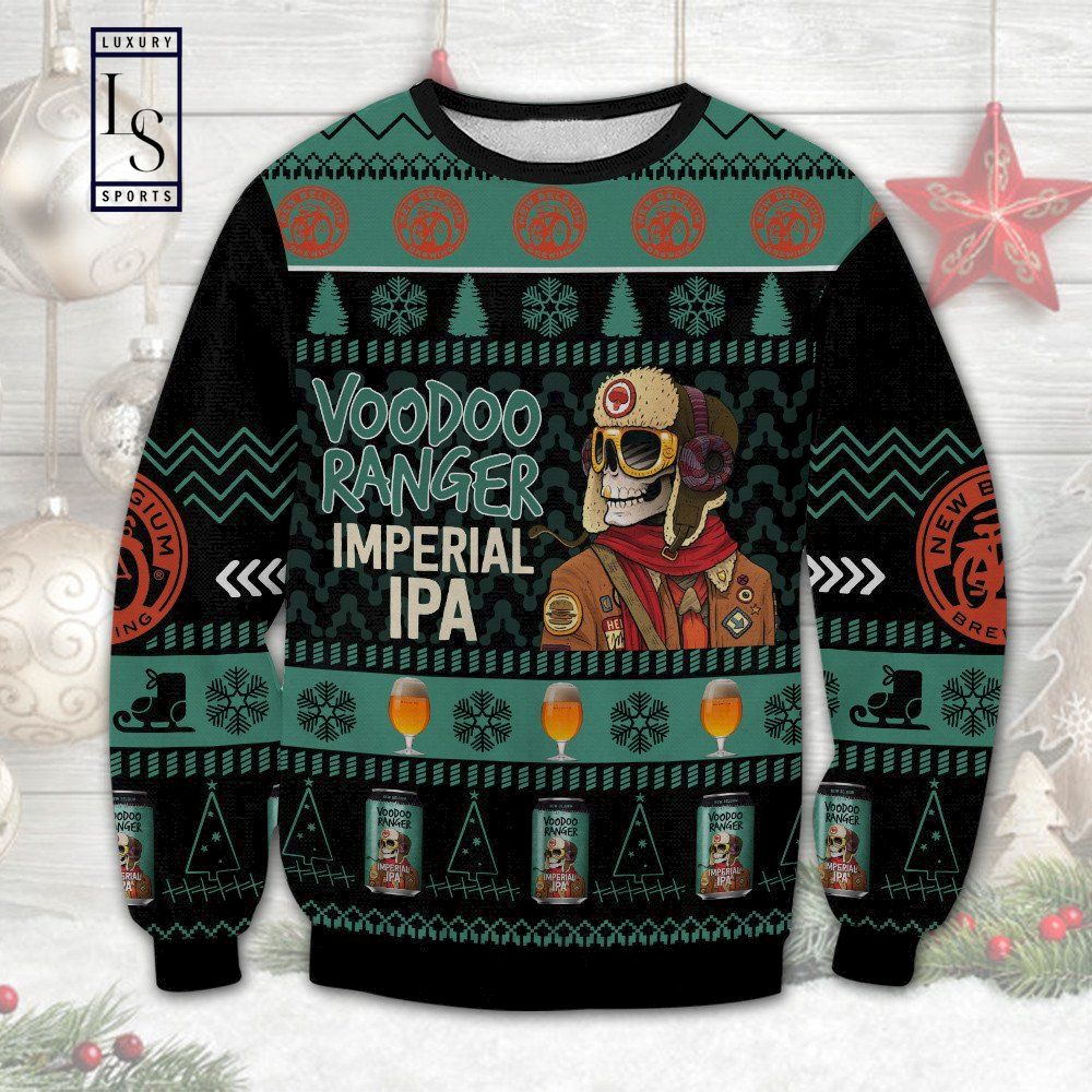 Voodoo Ranger Imperial IPA Ugly Christmas Sweater