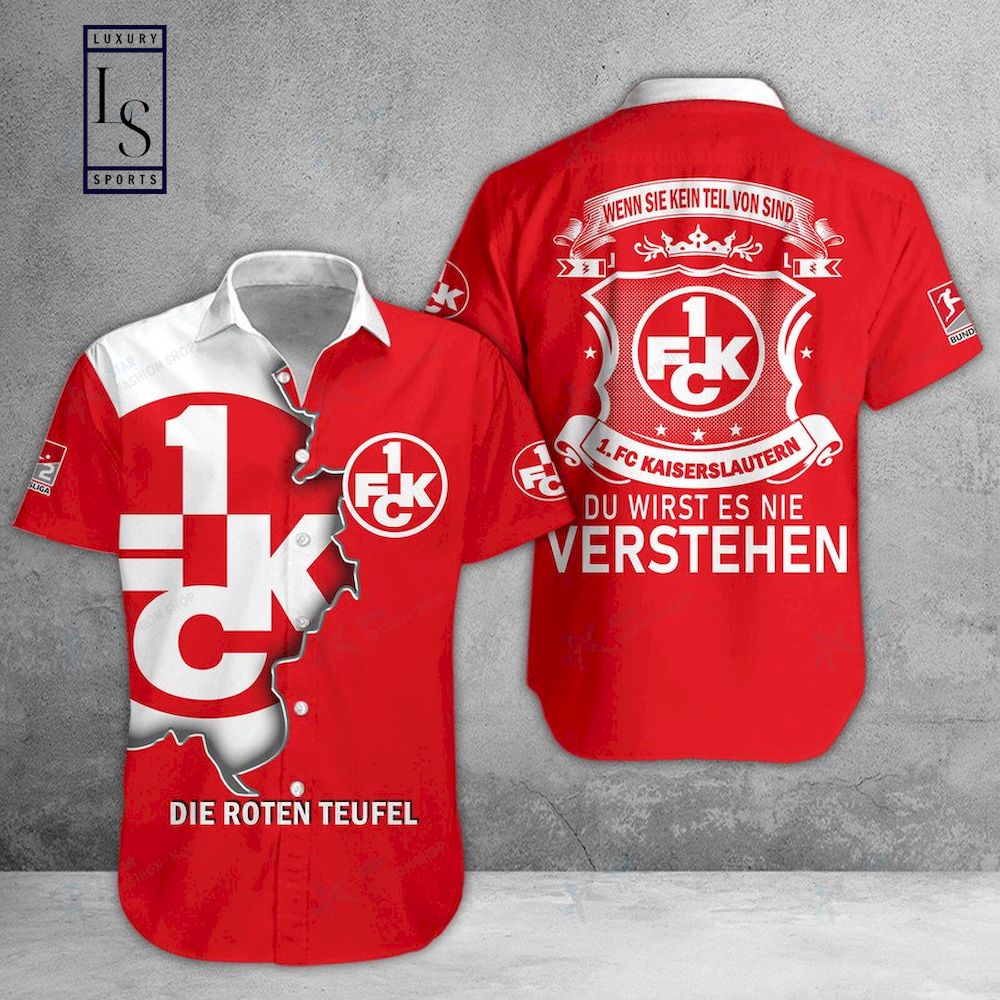 FC Kaiserslautern Die Roten Teufel Hawaiian Shirt