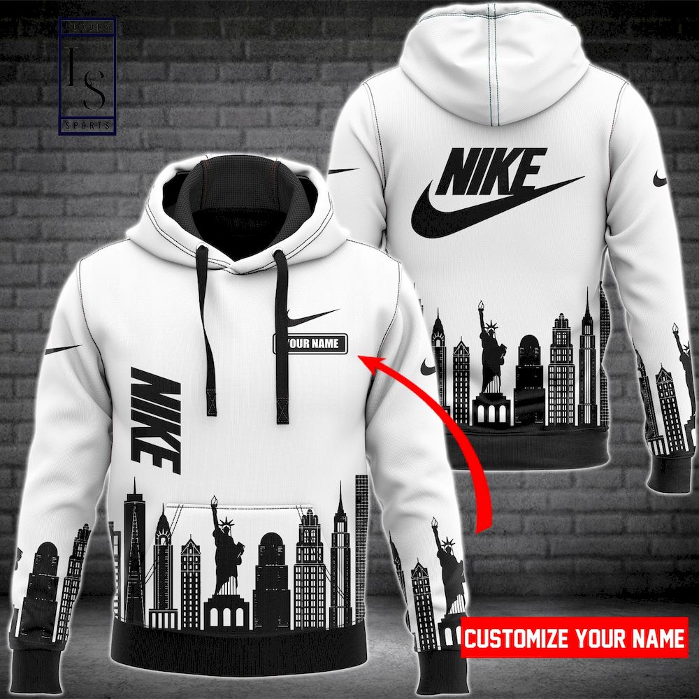 Nike City in USA Personalized D Hoodie