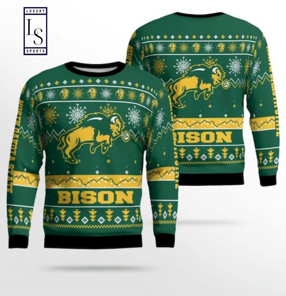 North Dakota State Bison Ugly Christmas Sweater