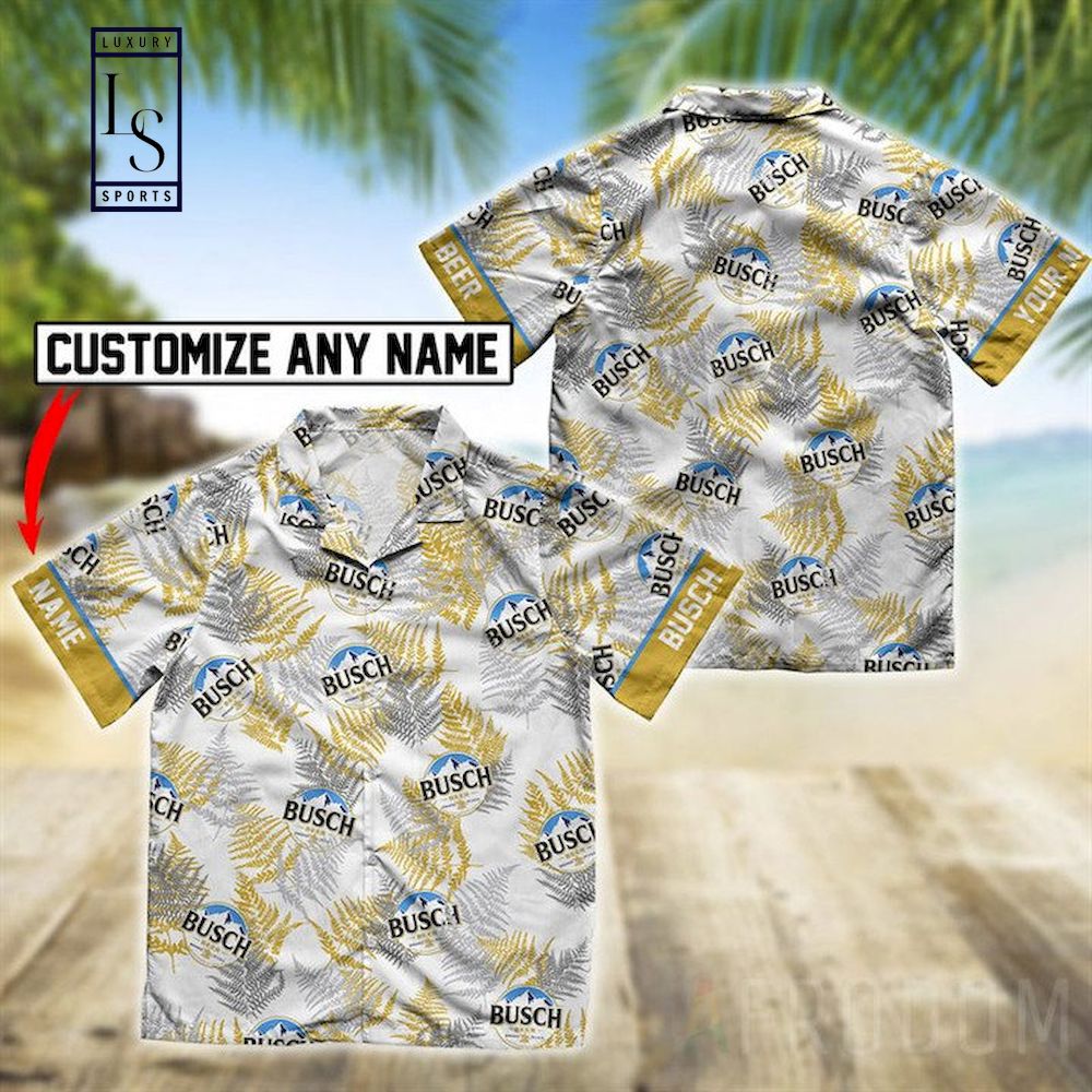 Personalized Busch Beer Hawaiian Shirt