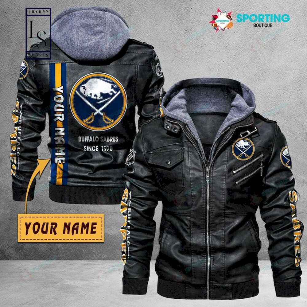 Buffalo Sabres Custom Name NHL Leather Jacket