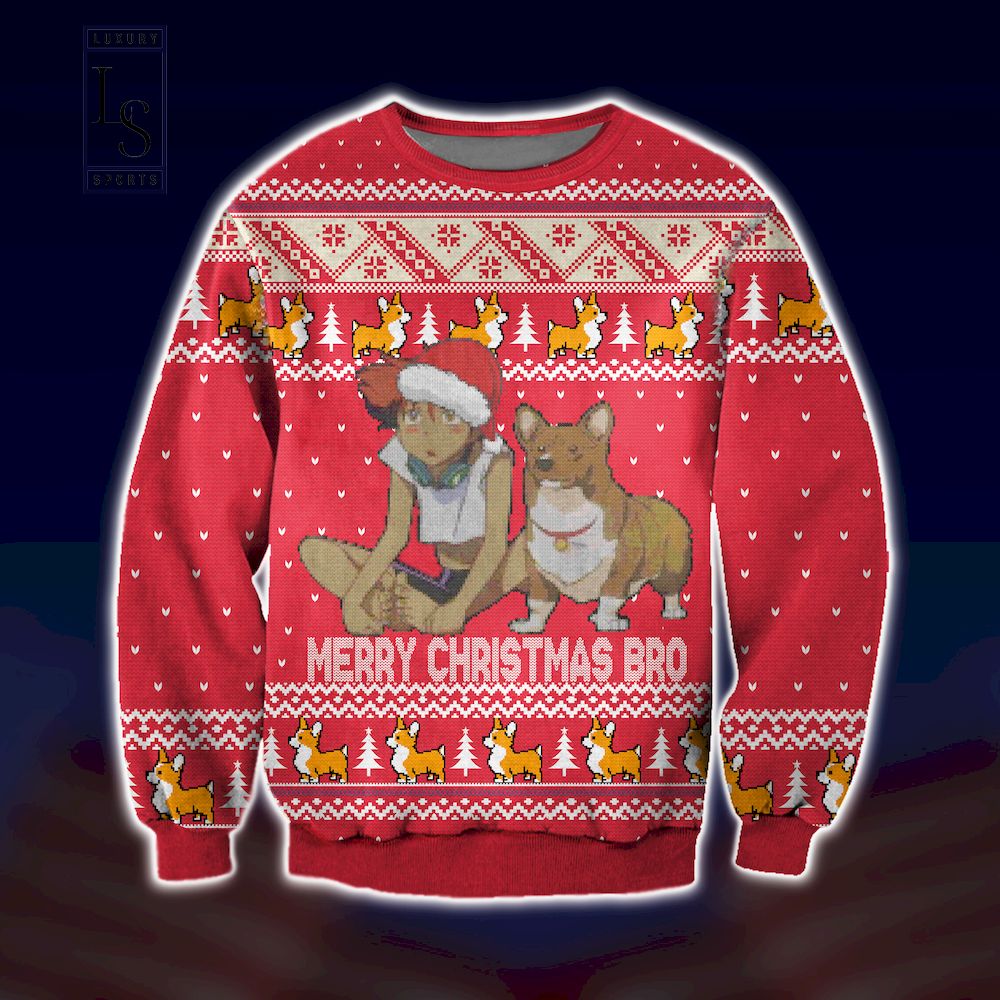 Edward and Ein Cowboy Bebop Ugly Christmas Sweater