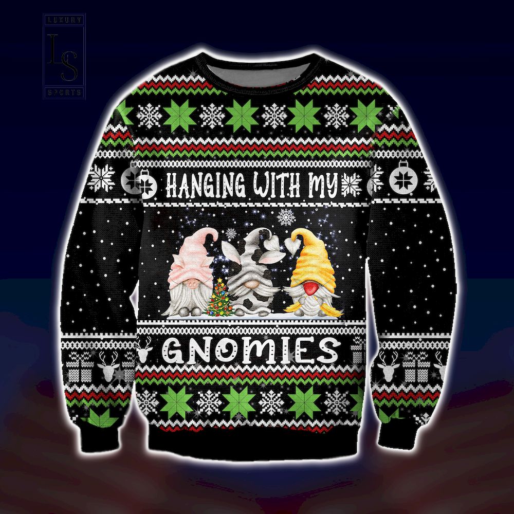Top-selling item] Christmas Gnomes St Louis Cardinals Ugly Sweatshirt  Christmas Bomber Jacket