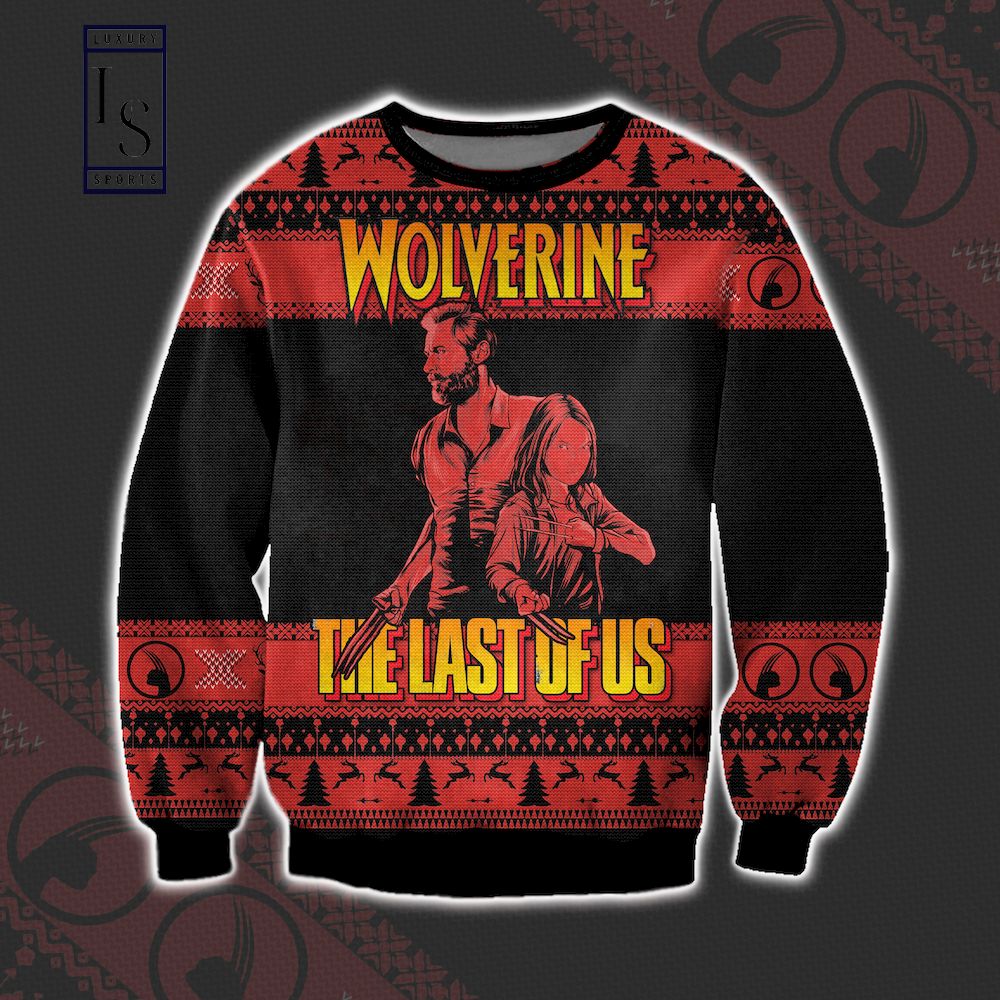 Logan and Laura The Last of Us Ugly Christmas Sweater