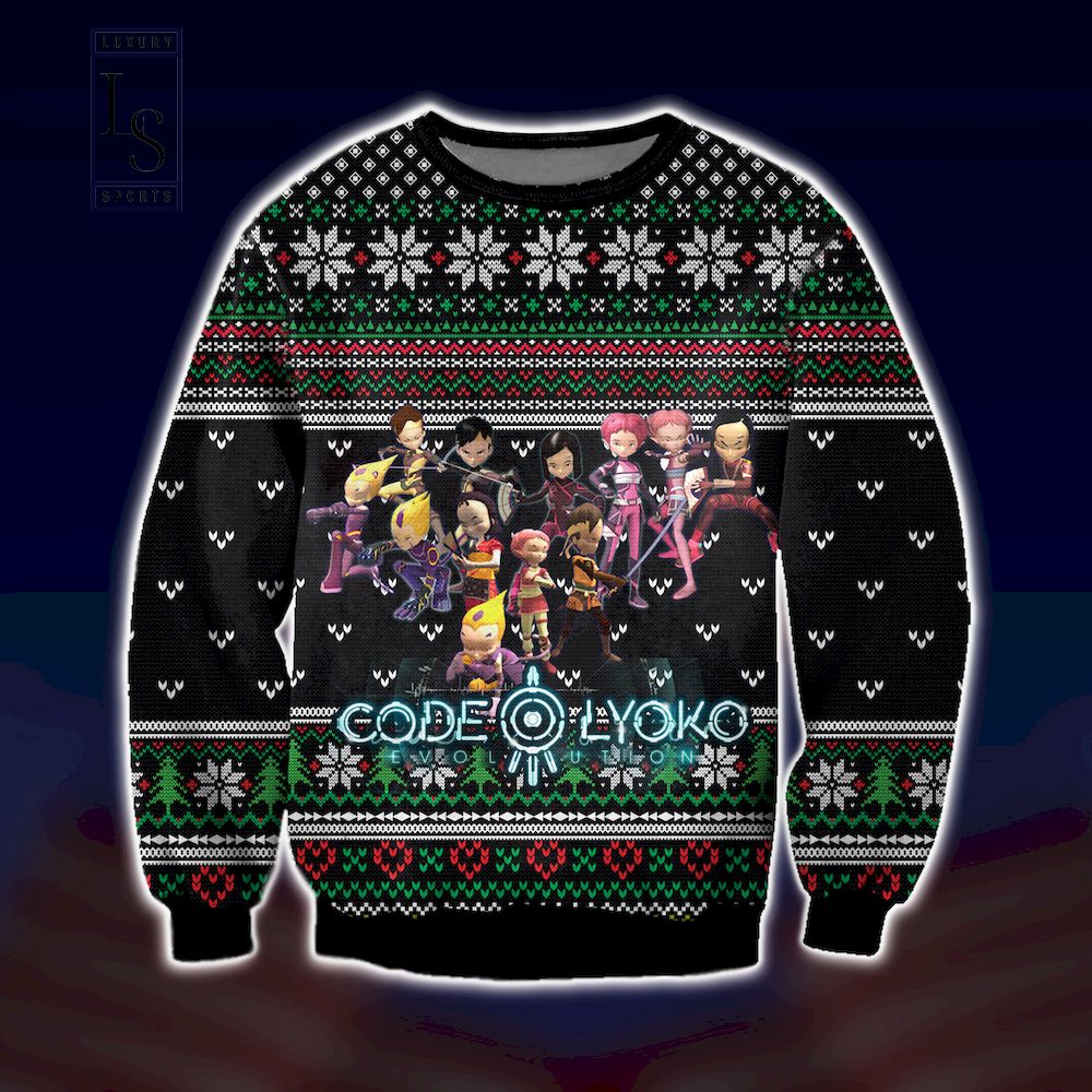 Lyoko Warriors Code Lyoko Ugly Christmas Sweater
