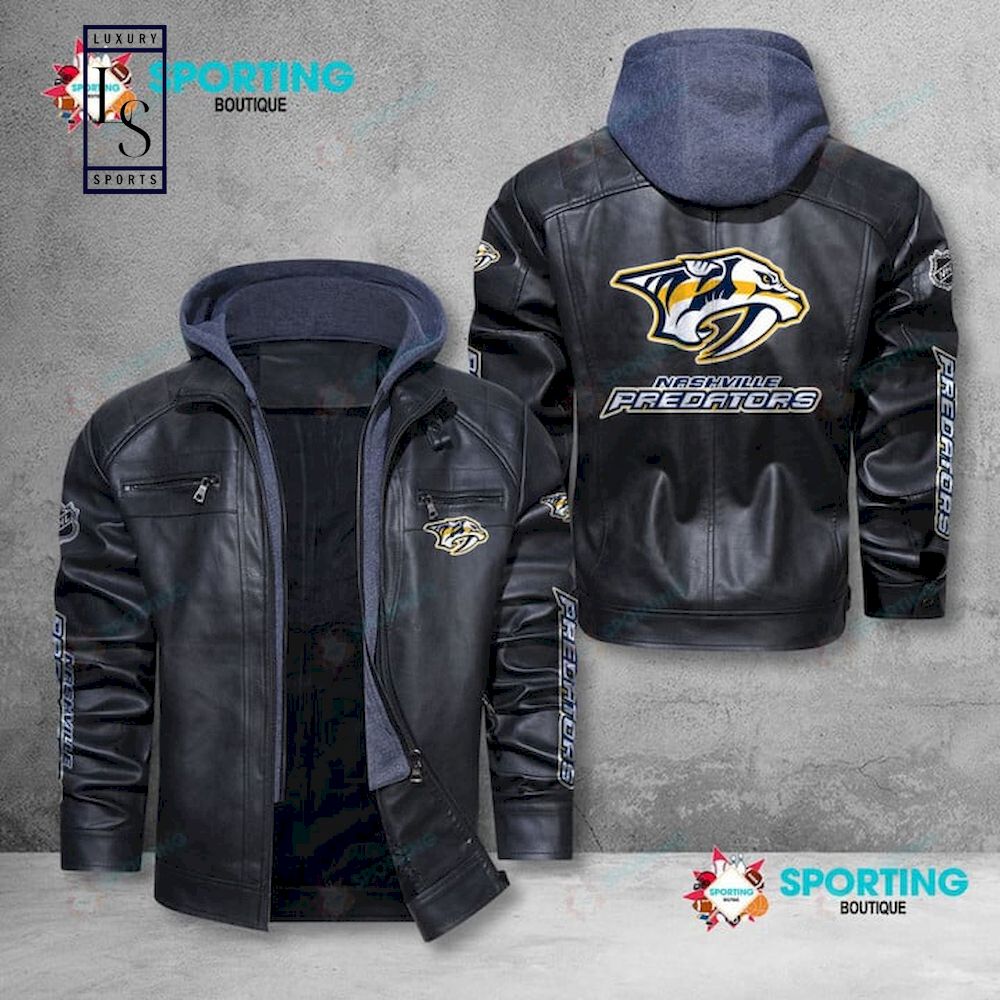Nashville Predators NHL Leather Jacket