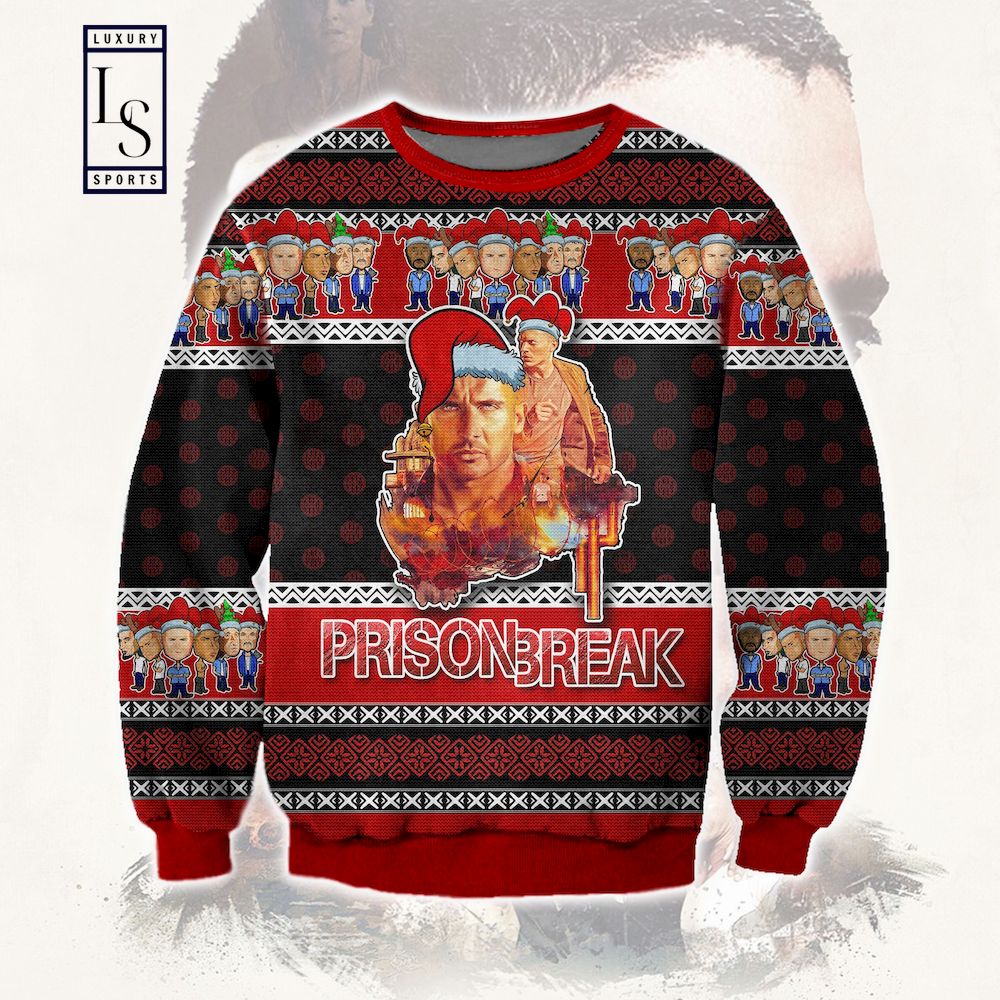 Prison Break Ugly Christmas Sweater