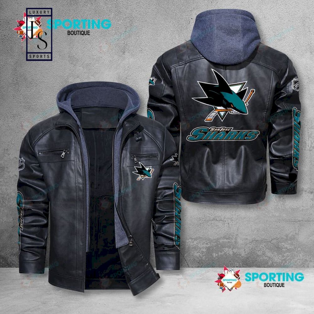 San Jose Sharks NHL Leather Jacket