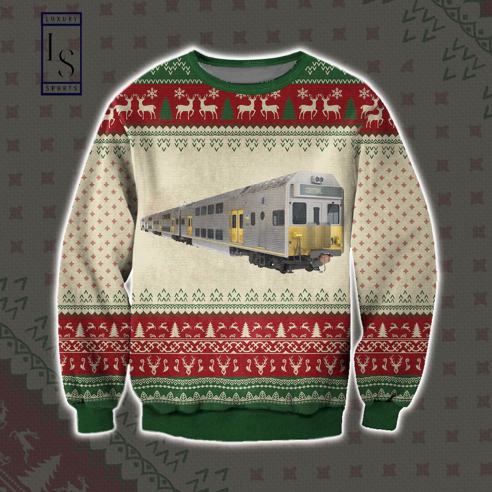 Sydney Trains K Sets Ugly Christmas Sweater