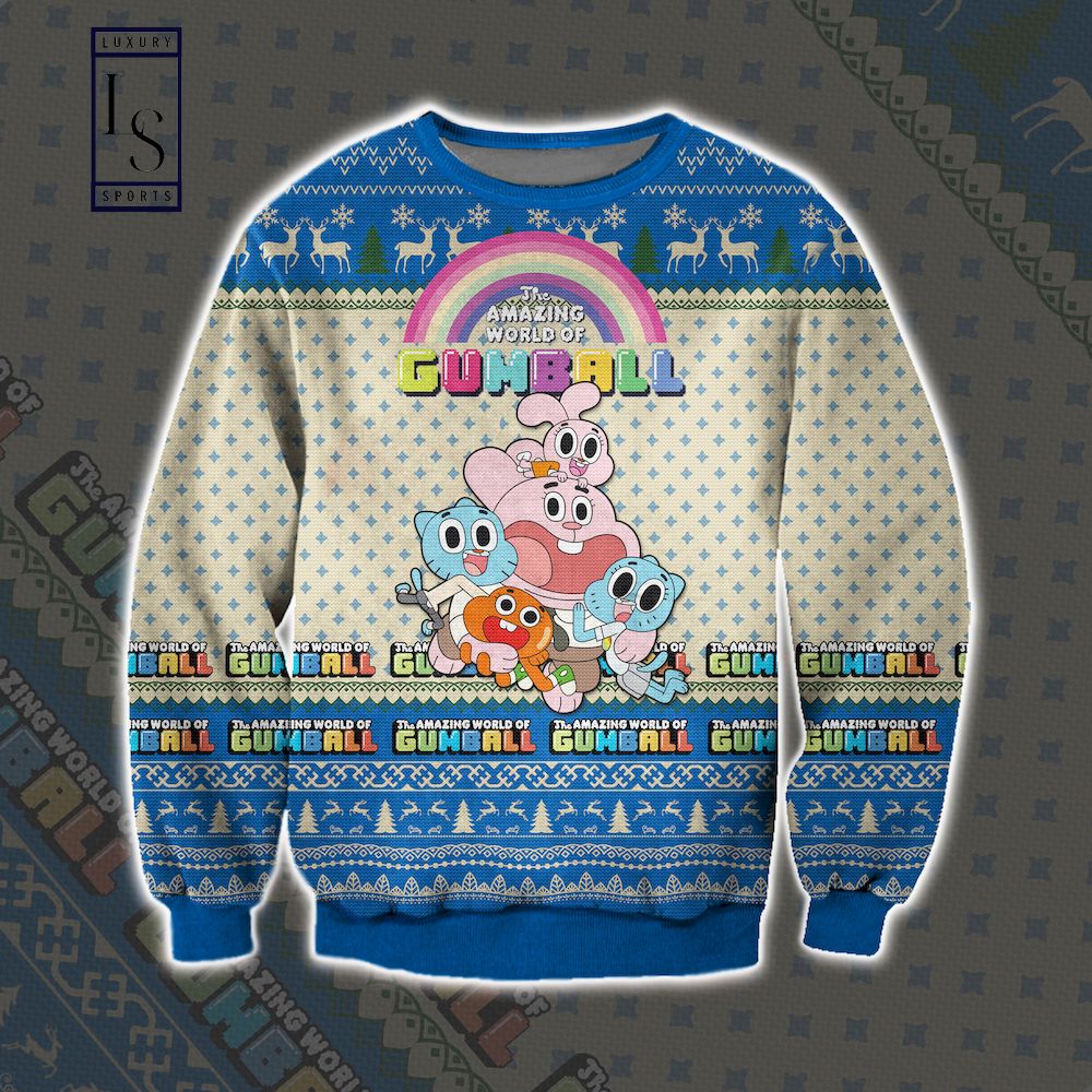 The Amazing World of Gumbal Ugly Christmas Sweater