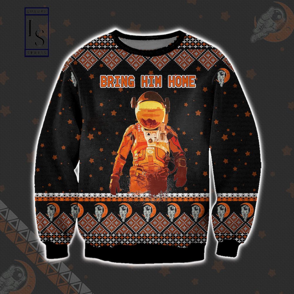 The Martian Bring Him Home Ugly Christmas Sweater