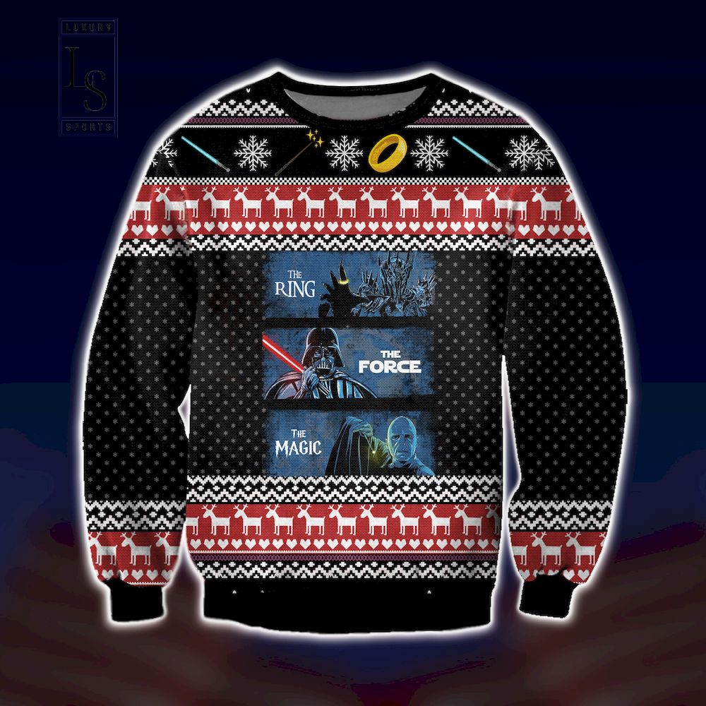 The Ring The Force The Magic Ugly Christmas Sweater